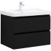 Тумба с раковиной Aquanet Вега 2.0 70 2 ящ. цв.черный (раковина Ирис) 00344746 Тумба с раковиной Aquanet Вега 2.0 70 2 ящ. цв.черный (раковина Ирис) 00344746