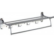 Полка для полотенец откидная 60 см Savol S-009099 хром 