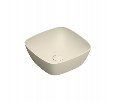 Раковина 40x40 накладная Catalano Alvea 622400030 Lino Satinato 