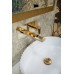 Смеситель встроенный Venturo + верхний душ + ручной душ ЗОЛОТО Boheme 384 