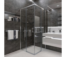 Душевой угол Veconi Rovigo RV-47, 1000x1000x1950, хром, стекло прозрачное Душевой угол Veconi Rovigo RV-47, 1000x1000x1950, хром, стекло прозрачное