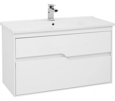 Тумба под раковину Aquanet Модена 100 белый Тумба под раковину Aquanet Модена 100 белый
