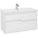 Тумба под раковину Aquanet Модена 100 белый Тумба под раковину Aquanet Модена 100 белый
