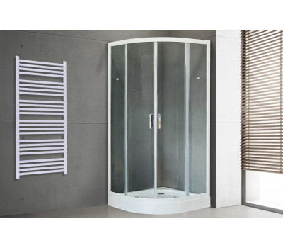 Душевой угол с поддоном Royal Bath RB 90HK-T (прозрачное) белый 