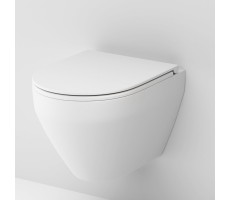 Унитаз подвесной FlashClean с сиденьем микролифт, матовый AM.PM Spirit V2.0 C701700MWSC Белый 