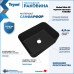 Раковина для ванной накладная Teymi Helmi Mini 40 цвет черный матовый T50288 