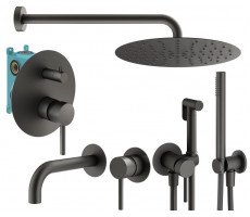 Комплект Plumberia Selection KITZXO18GR210 Графит матовый Комплект Plumberia Selection KITZXO18GR210 Графит матовый