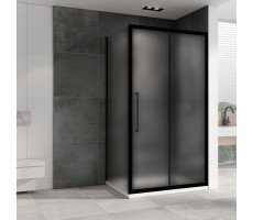 Душевой уголок ABBER Schwarzer Diamant AG30110BMH-S90BM черный матовый 