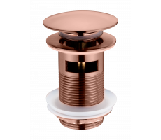 Слив для раковины, автомат(клик-клак) BRUSHED BRONZE c переливом Boheme 612/2-BRB брашированная бронза Слив для раковины, автомат(клик-клак) BRUSHED BRONZE c переливом Boheme 612/2-BRB брашированная бронза