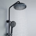 Душевая система Shevanik S4336H, черный