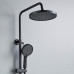 Душевая система Shevanik S4336H, черный