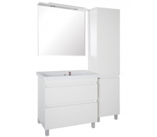 Зеркало ASB-Mebel Коста 80 Ясень белый (11490)  