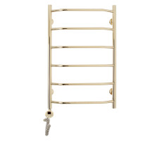 Полотенцесушитель электрический Domoterm Лаура Лаура П6 500x800 EL золото золото Полотенцесушитель электрический Domoterm Лаура Лаура П6 500x800 EL золото золото