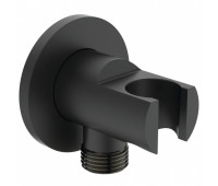 Шланговое подключение для душа с держателем Ideal Standard Silk Black BC807XG Черный 