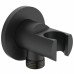 Шланговое подключение для душа с держателем Ideal Standard Silk Black BC807XG Черный 