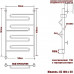 Полотенцесушитель Электрический Ника CURVE ЛZ 100/50 левый тэн хром 
