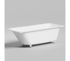 Встраиваемая ванна 170х70 Salini ORLANDA KIT 102121M щелевой слив-перелив, S-Sense белый матовый 