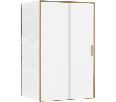 Душевой уголок Aquanet Pleasure Evo 120x100 AE65-120x100-GBT профиль золото-никель браш, прозрачное стекло_ Душевой уголок Aquanet Pleasure Evo 120x100 AE65-120x100-GBT профиль золото-никель браш, прозрачное стекло_