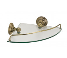 Полка FIXSEN Retro стеклянная угловая FX-83803A 