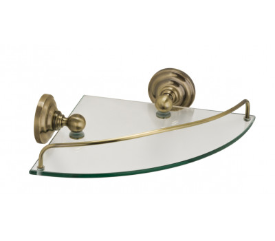 Полка FIXSEN Retro стеклянная угловая FX-83803A 