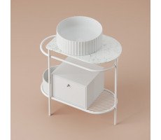 Консоль металлическая Artceram Flair 3.0 ACA067 05 Белый матовый Консоль металлическая Artceram Flair 3.0 ACA067 05 Белый матовый