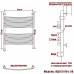Полотенцесушитель Электрический Ника ARC ЛД (Г3) 80/50 левый тэн хром 