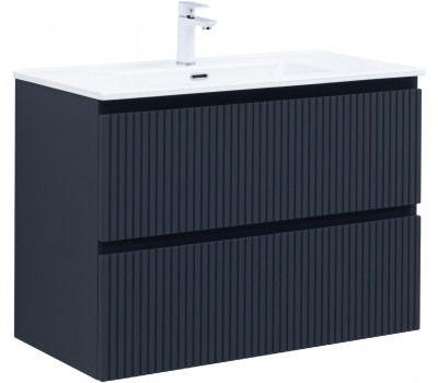 Тумба с раковиной Aquanet Джейн 90 цв.маренго (раковина Flat) 00332538 Тумба с раковиной Aquanet Джейн 90 цв.маренго (раковина Flat) 00332538