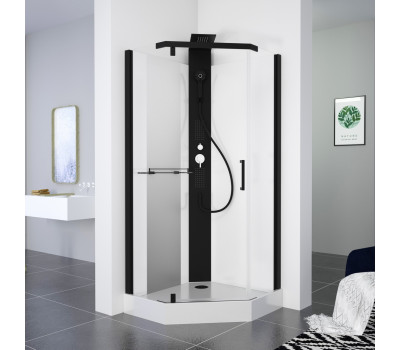 Душевая кабина 90х90 Black&White GALAXY G8705