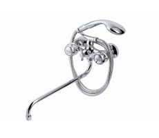 Смеситель для ванны с душем FAUZT FZs-317-39 тип См-ВУДРНШлА 