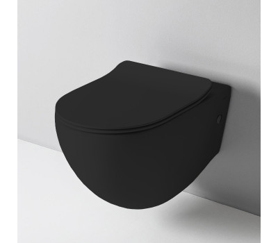 Унитаз подвесной Artceram File 2.0 FLV004 17 30 Черный матовый 