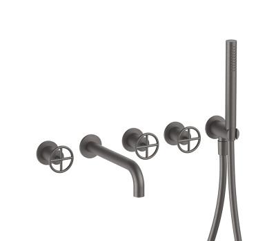 Смеситель для ванны Fantini  Fontane Bianche 47 P5 P019B Gun metal 