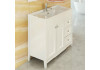 Тумба-умывальник Comforty Тбилиси-90 белый глянец с раковиной Comforty XD-F90 
