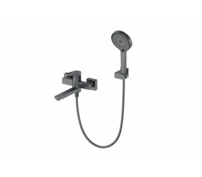 Смеситель для ванны с душем WONZON & WOGHAND, Темный графит WW-88639010-BGM 