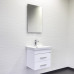 Тумба-умывальник подвесная Comforty Никосия 50П белый глянец с раковиной Fest 50 F01 00-00018022 