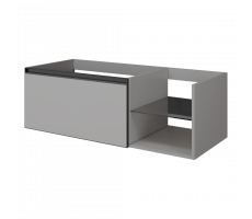 Тумба Armadi Art LUNA QUATRO 6 120см профиль ANTHRACITE 790-M6-120-L-A 