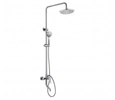 Душевая колонна со смесителем для ванны Bravat F6337371CP-A-RUS Хром 