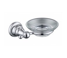 Мыльница стекло KAISER хром латунь KH-2203 хром 