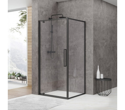 Душевое ограждение Black&White S877-1000 Black 