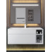 Тумба с раковиной для ванной подвесная Uperwood Lotus Premium 100х50х44 см, белая 39340207463 Тумба с раковиной для ванной подвесная Uperwood Lotus Premium 100х50х44 см, белая 39340207463