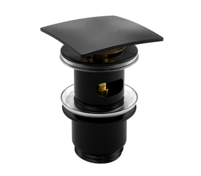 Донный клапан WasserKRAFT Abens 2000 A164 черный матовый Донный клапан WasserKRAFT Abens 2000 A164 черный матовый