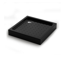 Душевой поддон Veconi Tezeo acrylic TZ-52B, 900x900x150, акрил, черный TZ52B-90-C5 