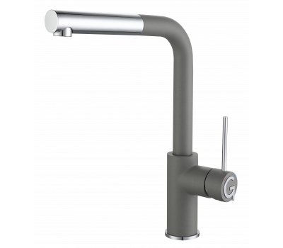 Смеситель для кухни Rivelato Albano Г-обр.с выдвижной лейкой D-35мм cromo 1573503 grigio cromo Смеситель для кухни Rivelato Albano Г-обр.с выдвижной лейкой D-35мм cromo 1573503 grigio cromo