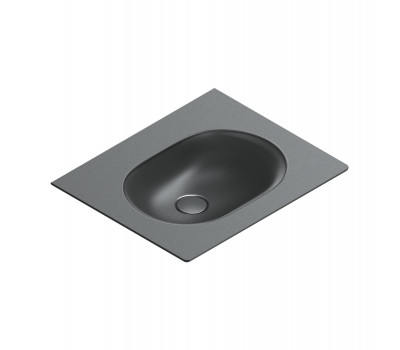 Раковина консоль 60x50 Catalano Sfera 520610022 черный матовый