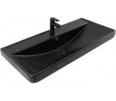 Раковина Aquanet Ирис 100 черная матовая Раковина Aquanet Ирис 100 черная матовая
