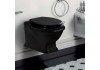 Подвесной унитаз SIMAS LANTE LA18nero rimless Черный (сидение отдельно)