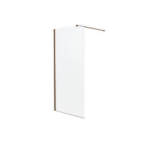 Душевая перегородка Knotlor WI100CG1RB 100х200 бронза  