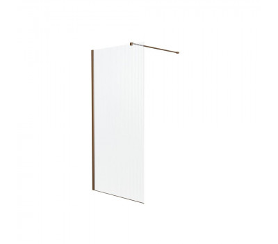 Душевая перегородка Knotlor WI100CG1RB 100х200 бронза  