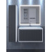 Тумба с раковиной для ванной 70 см, Uperwood Next Premium, белая/графит, 1 ящик 3930205162 
