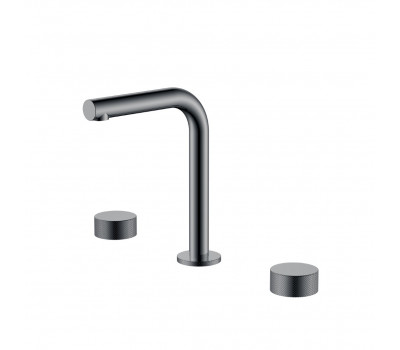 Смеситель на столешницу STICK TOUCH на 3 отв. Shine Gun Metal Boheme 152-SGM.2 графит матовый глянцевый 