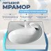 Раковина над стиральной машиной Teymi Satu 60х60 (Buta) , литьевой мрамор T50404 